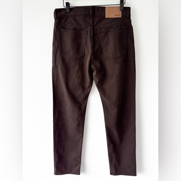 Madewell "The All Day 1991 Straight Pant" Dark Carob - Picture 6 of 7